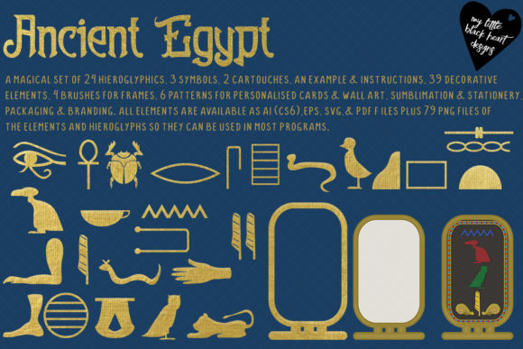 Ancient Egypt Design Elements for Authentic Creations