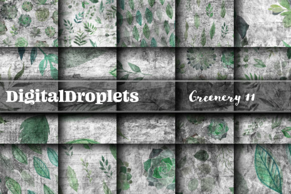 Discover the Versatility of the Greenery Collection 11 12x12 Papers