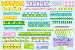 Easter Washi Tape Clipart: A Versatile Design Collection for Spring Projects