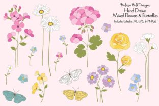 Embracing Whimsy and Elegance: The Enduring Appeal of Hand Drawn Flowers and Butterflies in Modern Design