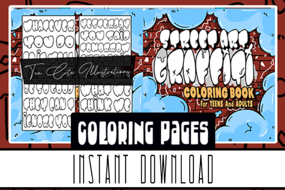 Graffiti Street Art Coloring Book Pages: Unlocking Creativity Through Urban Art