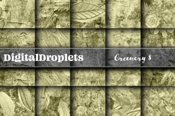 Greenery Collection 8 12x12 Papers