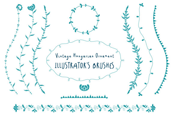 Hungarian Traditional Ornament Meets Modern Design: Unlocking the Power of Floral Illustrator Brushes and Slavic Seamless Patterns