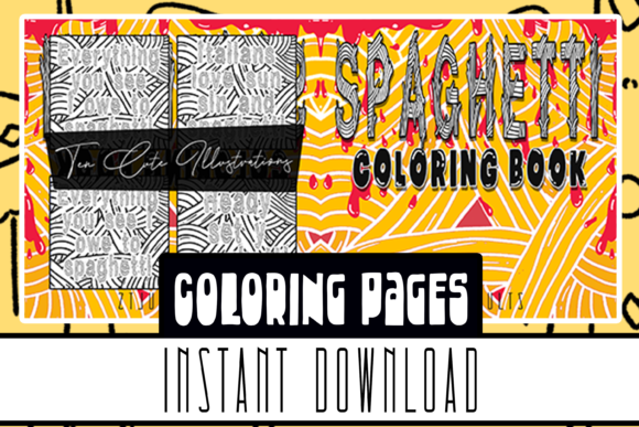 Spaghetti Coloring Book Pages for Adults: A Practical Review