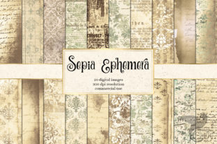 The Timeless Charm of Sepia Ephemera Digital Paper: A Complete Guide for Crafters and Designers