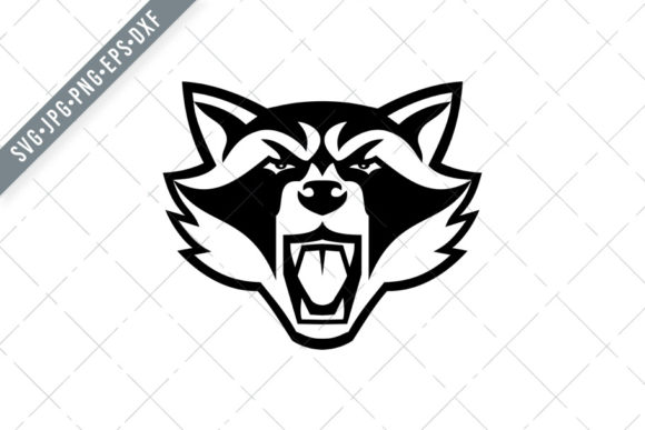 Understanding the Head of an Angry North American Raccoon: A Versatile Mascot Illustration for Creative Projects