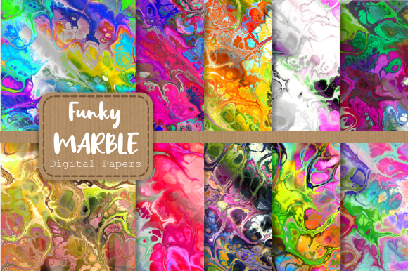 Unlocking Creative Possibilities with Totally Funky Digital Marble Papers